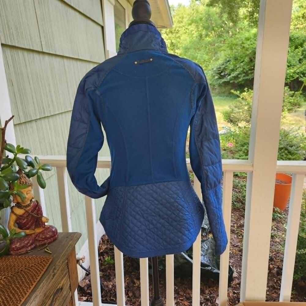 Lululemon JacketBlue High Neck LightweightSm-6 Lined Windbreaker Yoga Running - Picture 2 of 4